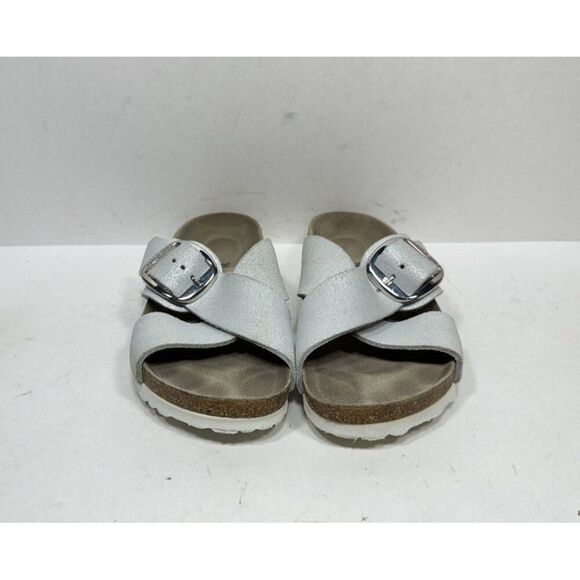 Birkenstock Siena Big Buckle Sandals Washed Metallic Women's US 5 N 36 - Picture 2 of 7